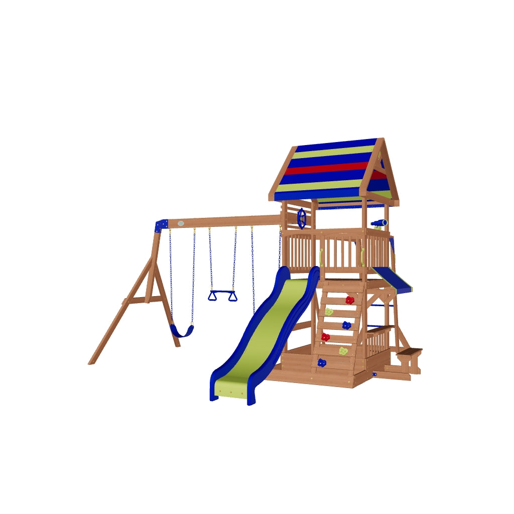 Beach Front Swing Set 3D Model