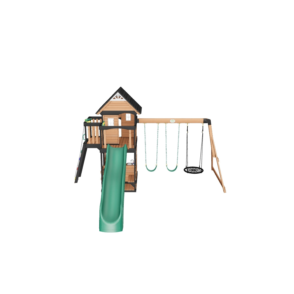 Canyon Creek Swing Set Green 3D #aux