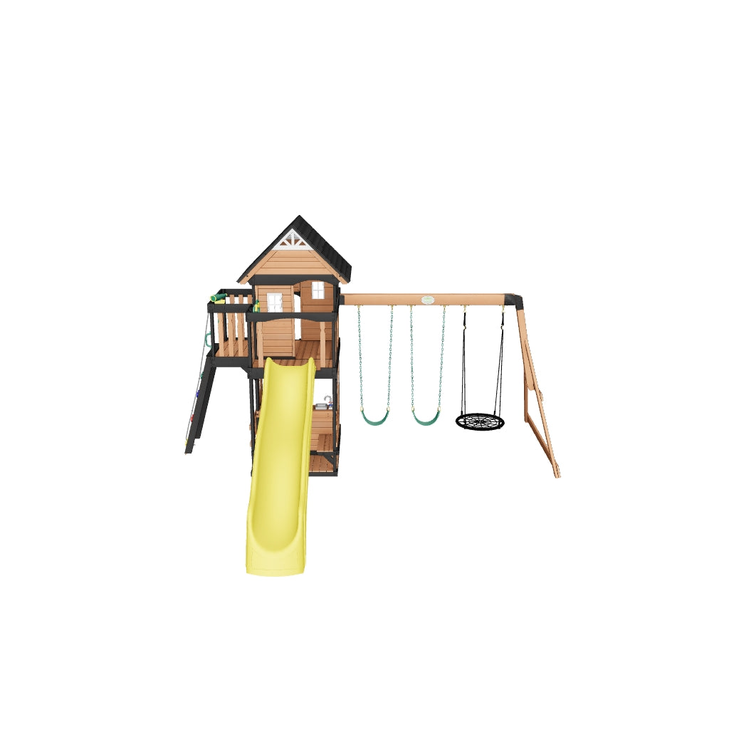 Canyon Creek Swing Set Yellow 3D #aux