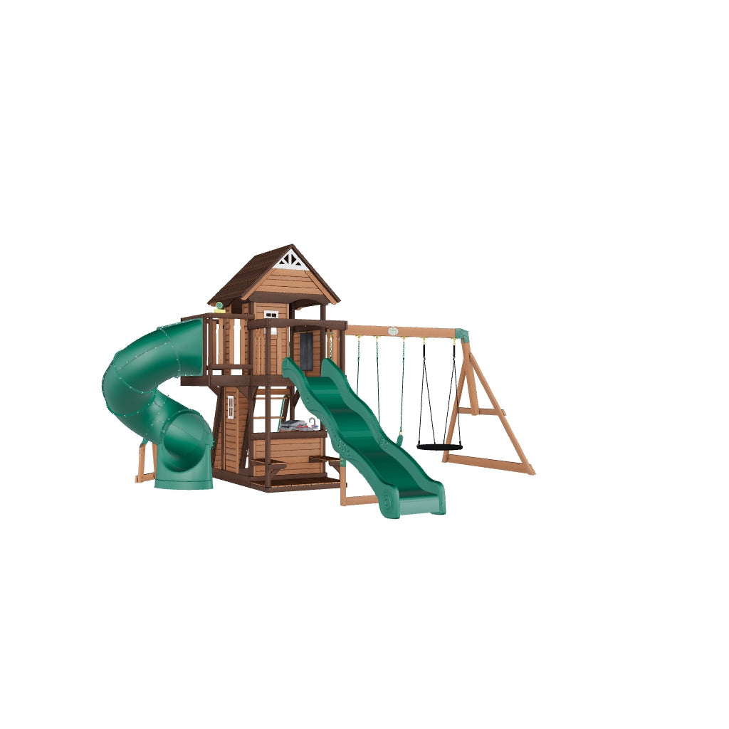 Cedar Cove Swing Set 3D Model