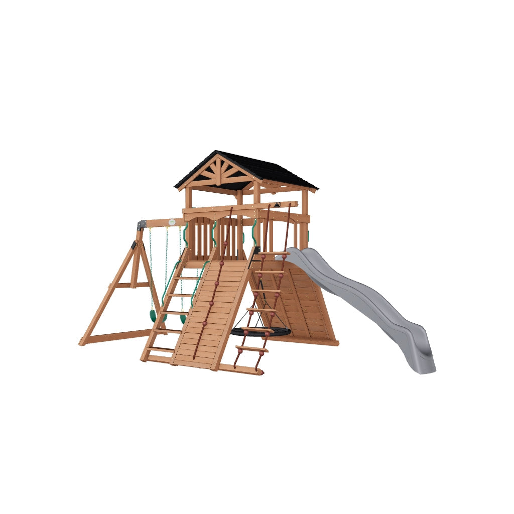 Endeavor Swing Set Gray Slide 3D Model