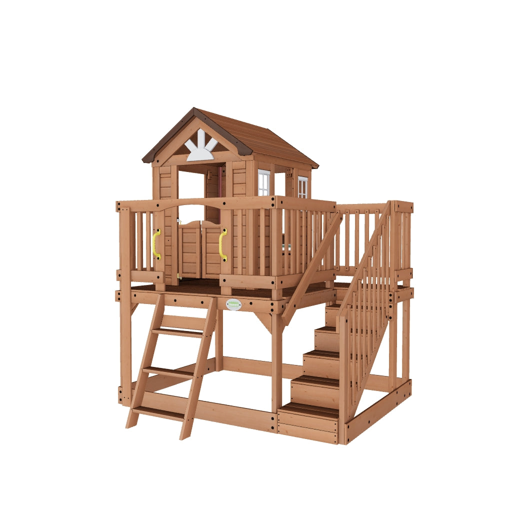 Scenic Heights Wooden Playhouse 3D