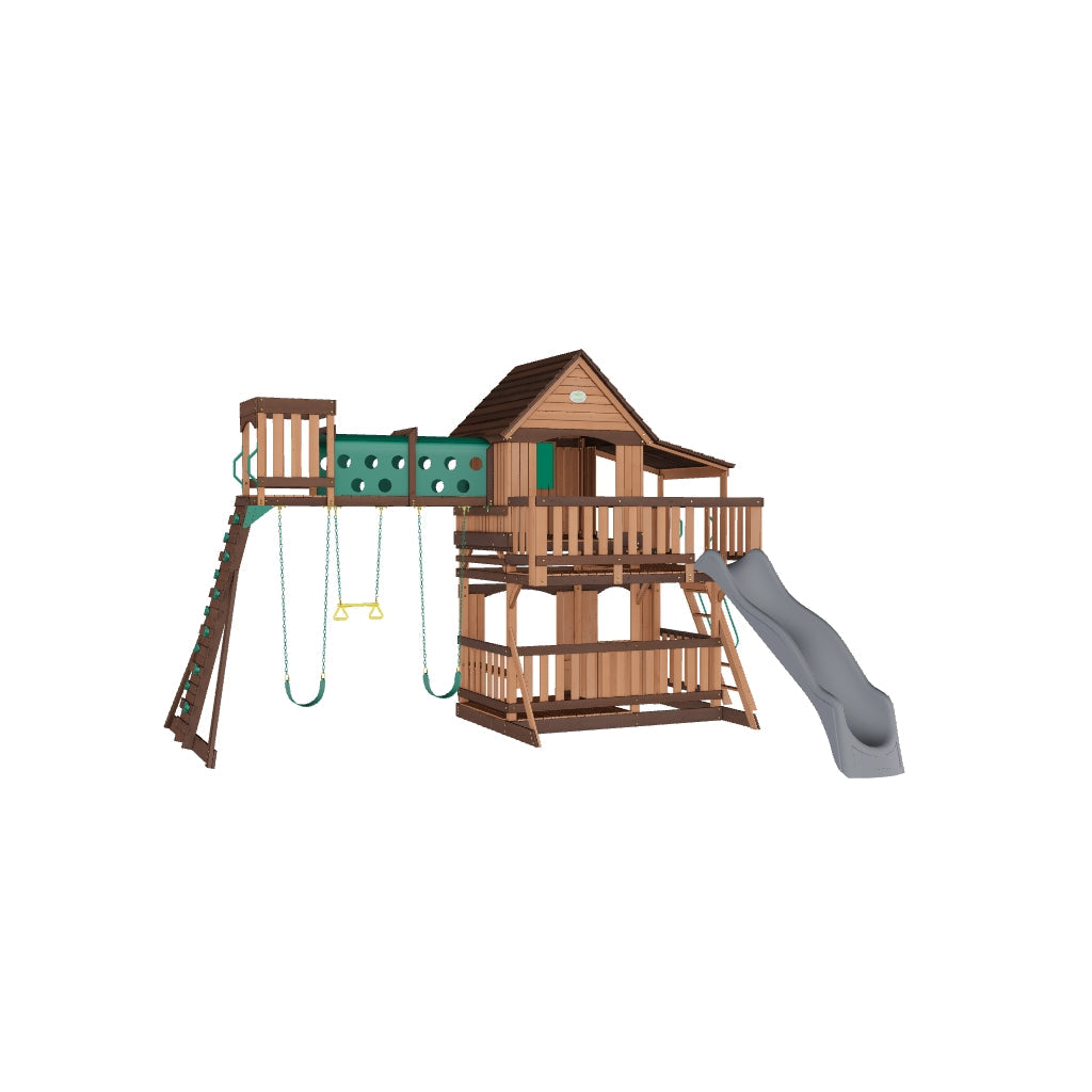 Woodridge Elite Swing Set Gray 3D Model