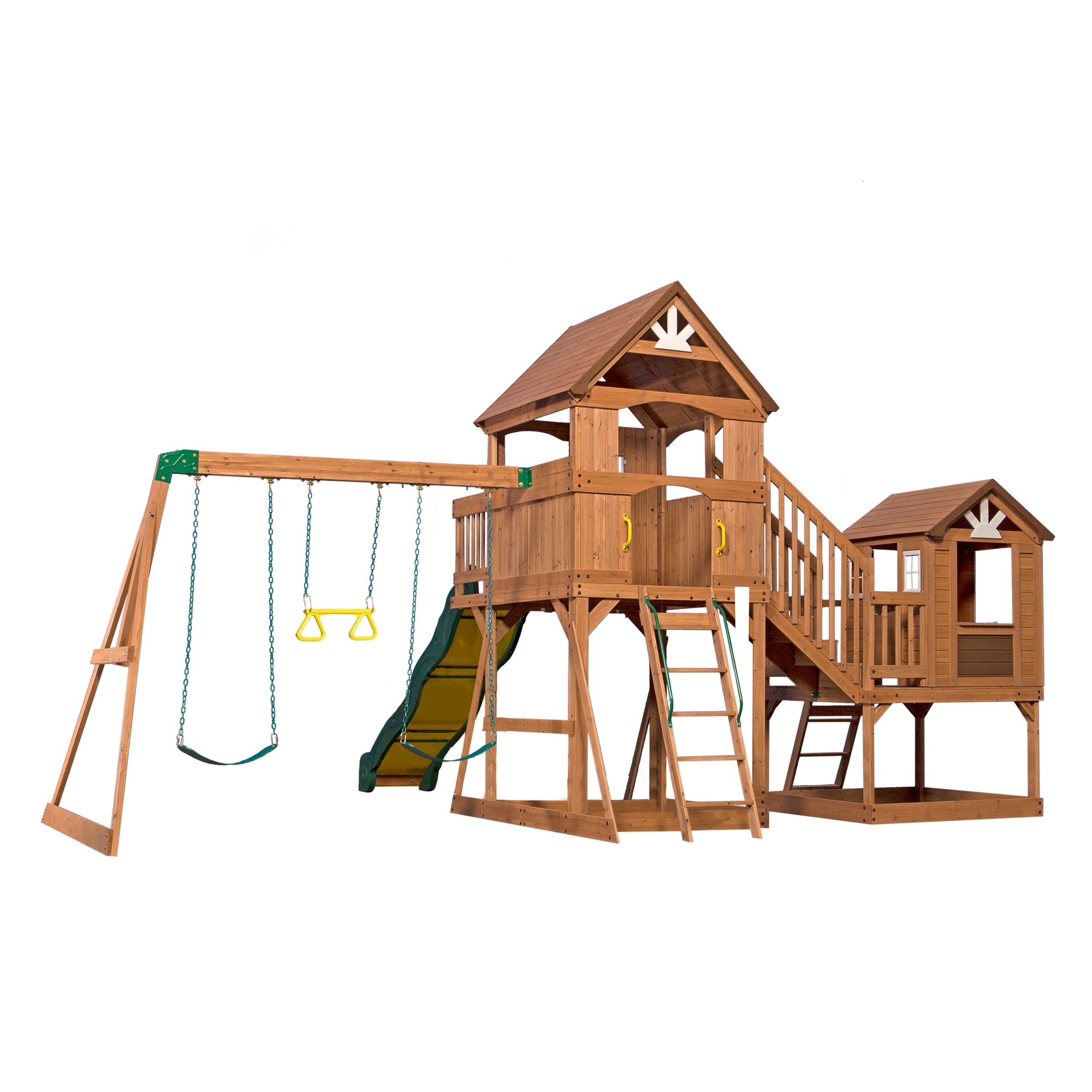 Malibu Wooden Swing Set