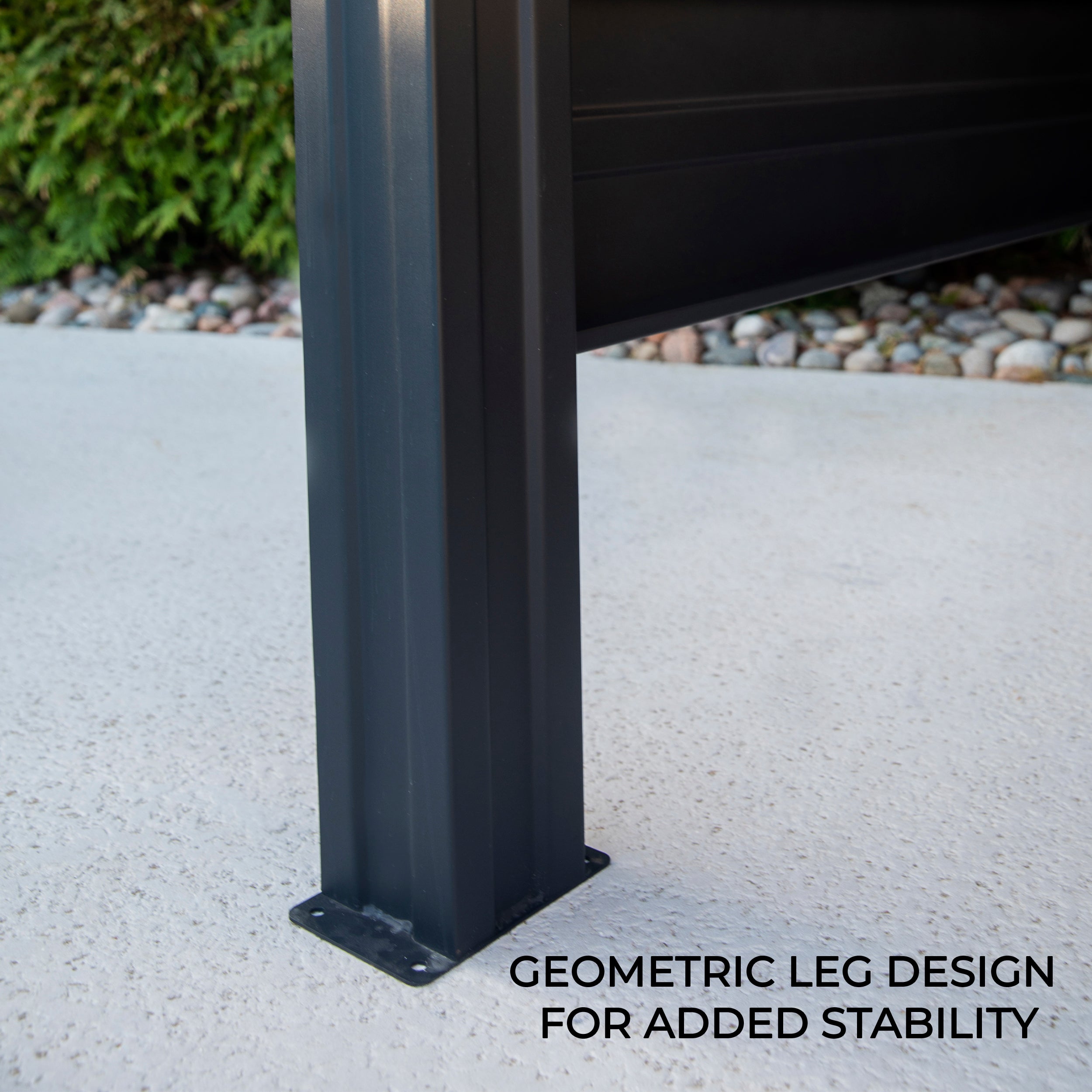 Rockport Steel Grill Gazebo Leg Design