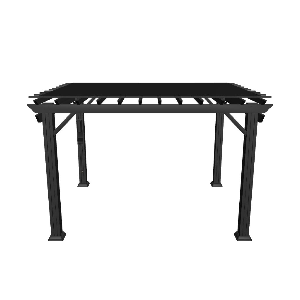 12x10 Stratford Steel Pergola 3D Model