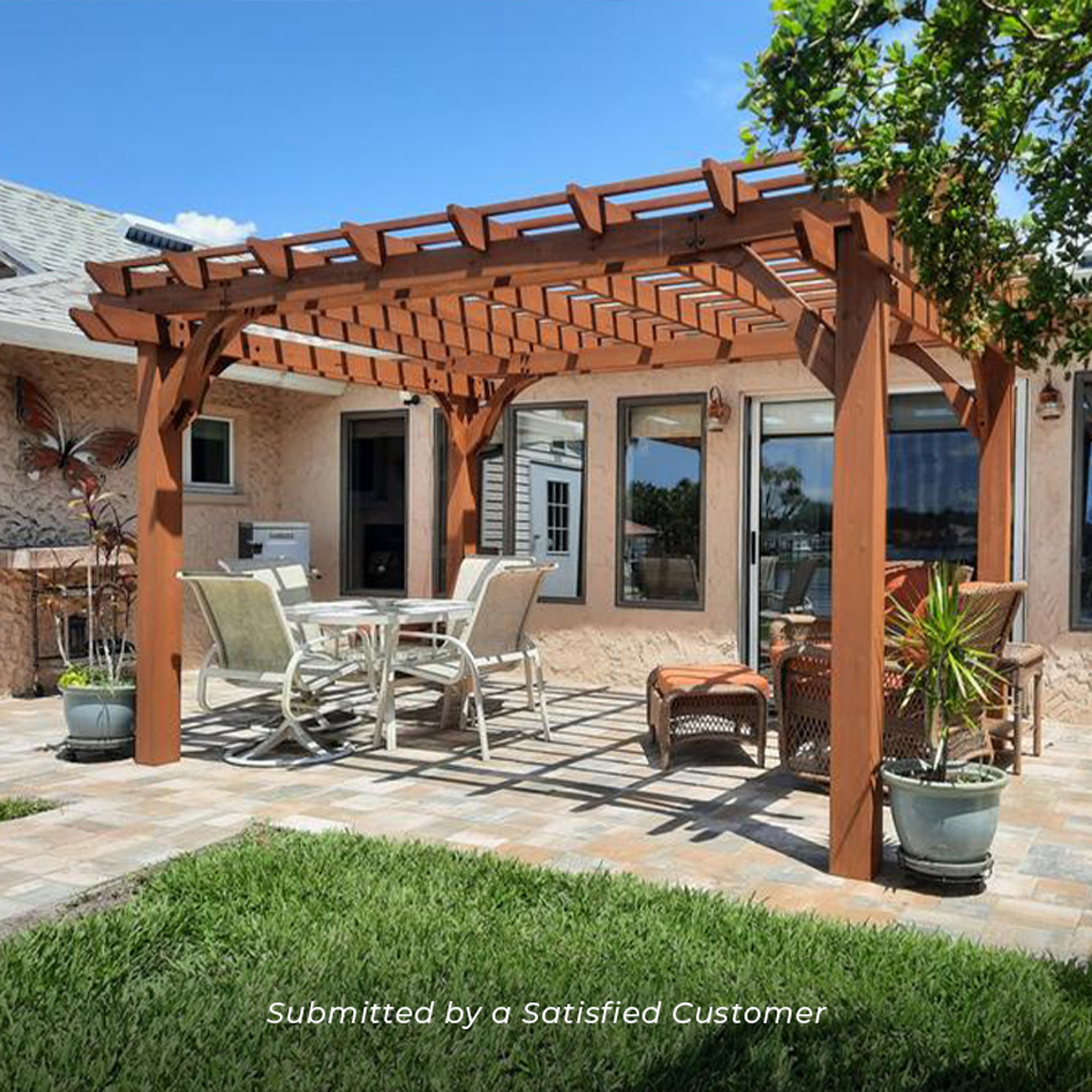 14x10 Cedar Pergola