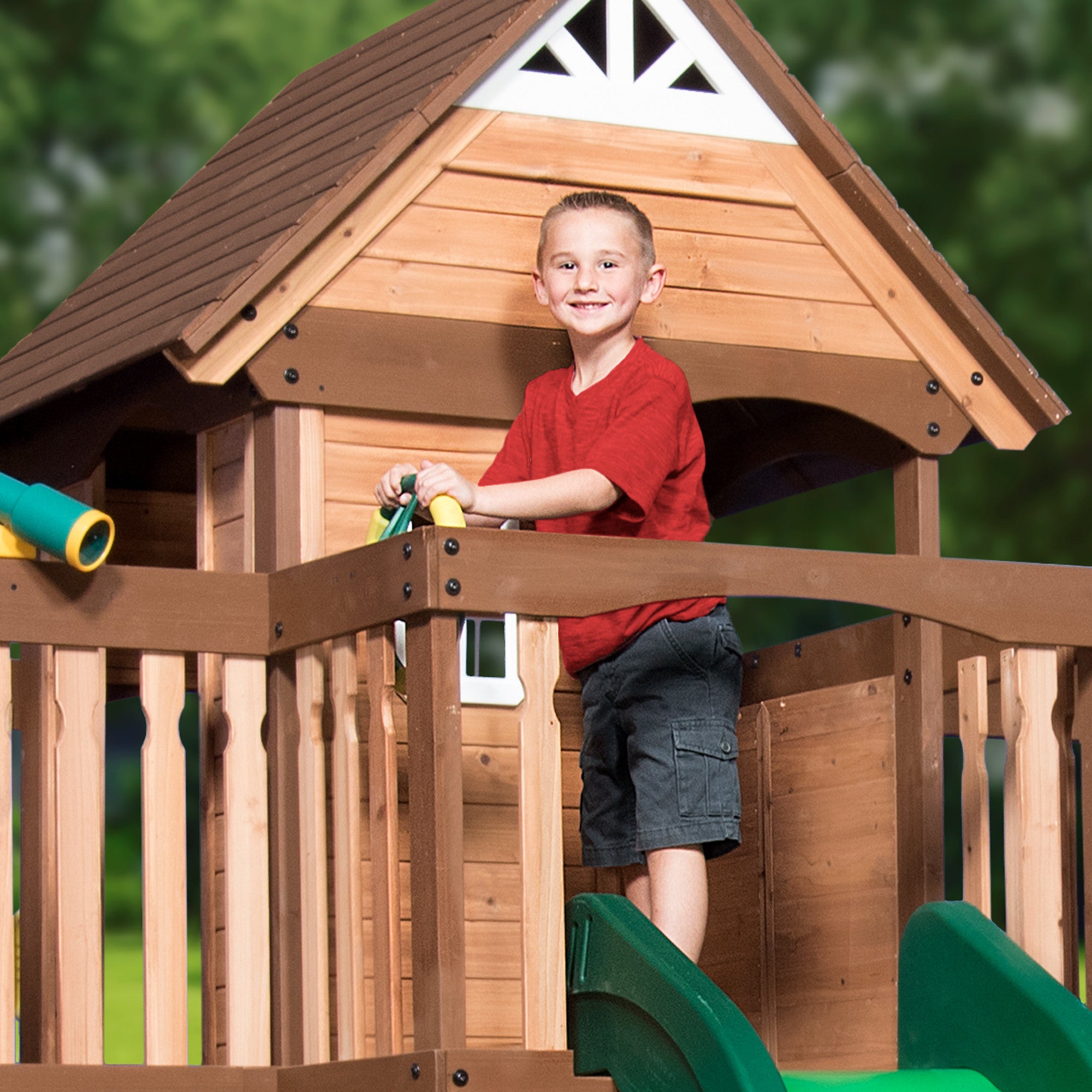 Backyard Discovery - Mount Triumph Wooden Swing Set