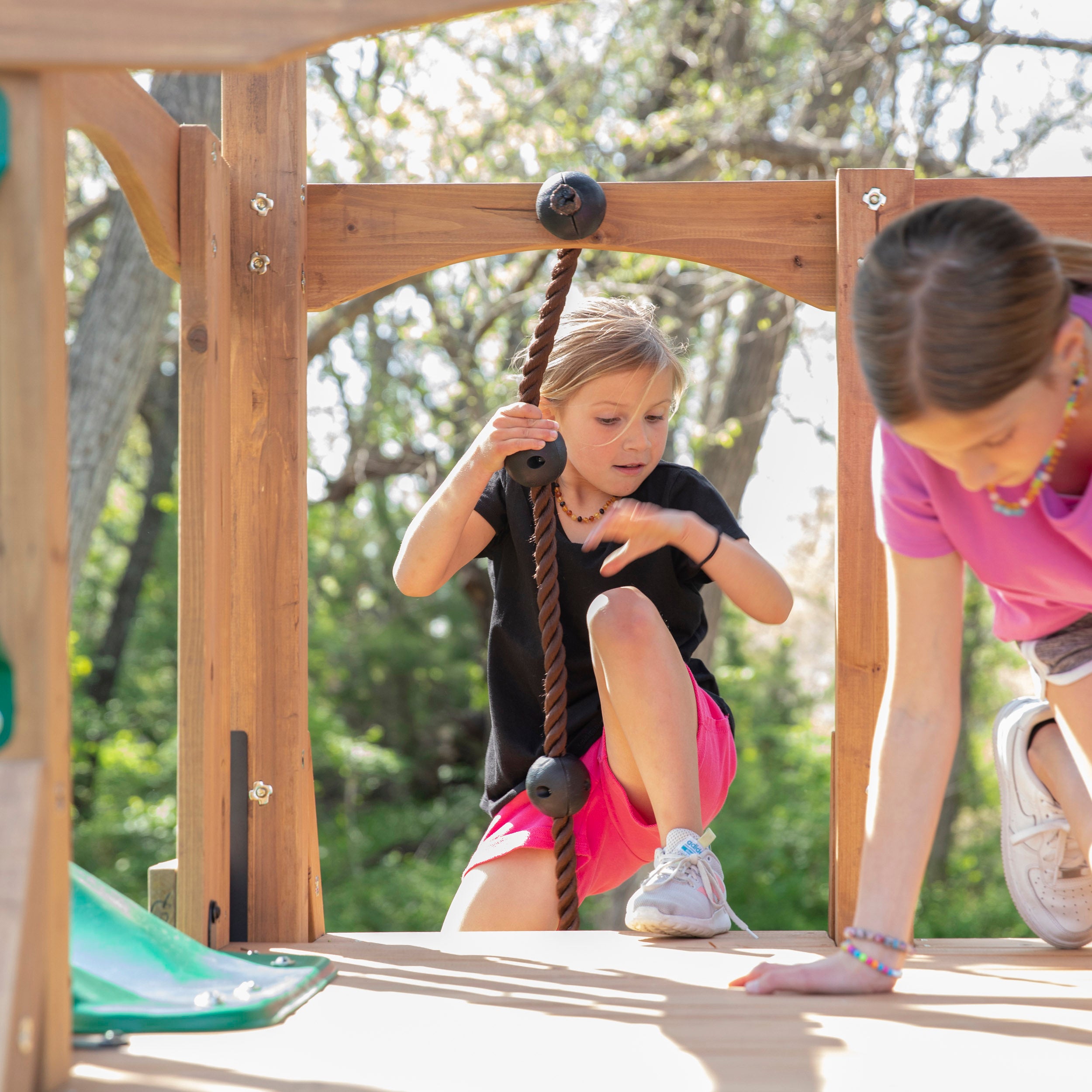 Endeavor II Swing Set  Climbing Rope