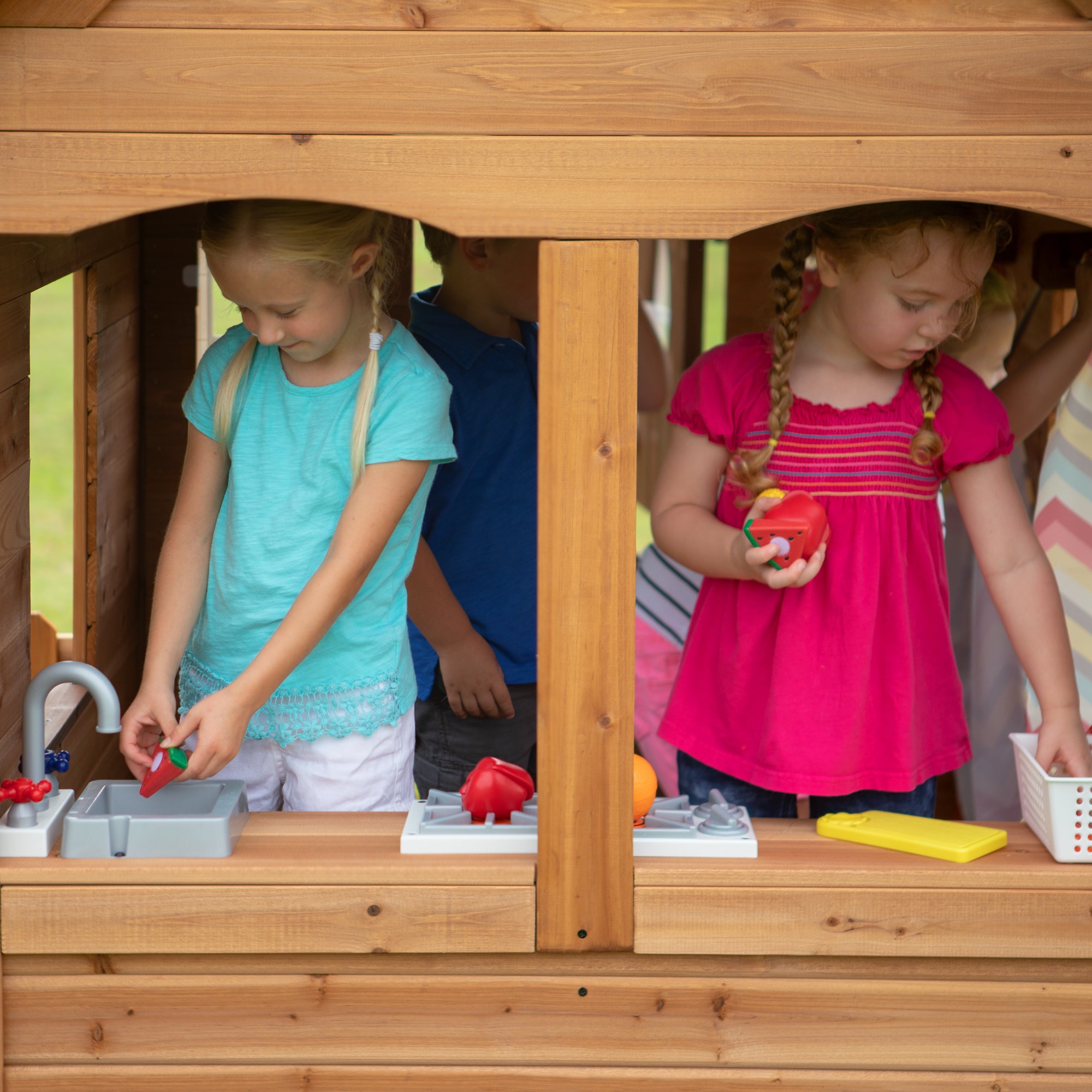 Wooden Playhouses - Aspen Playhouse