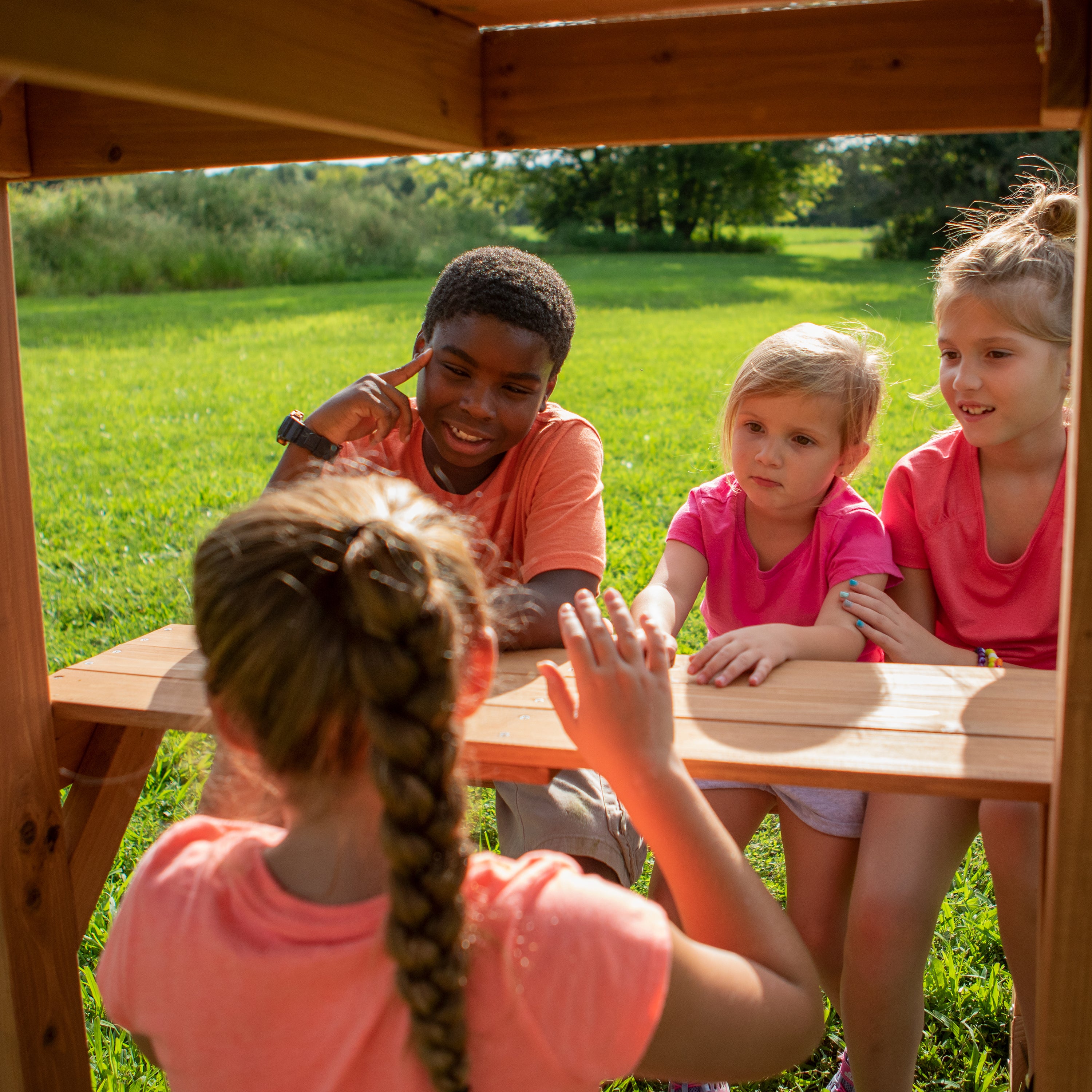 Belmont Swing Set picnic table