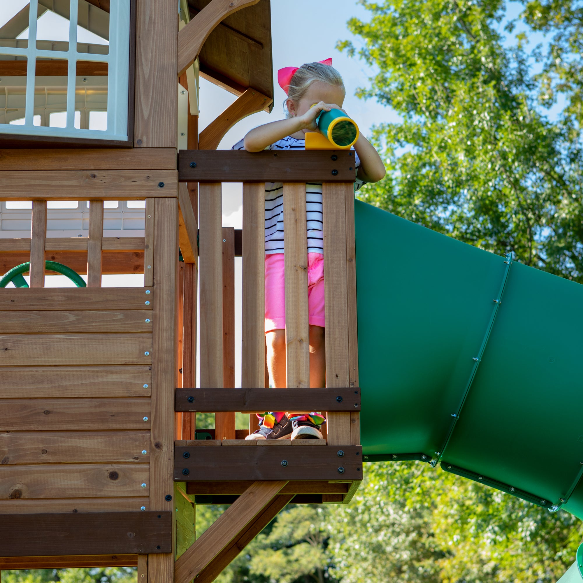 Backyard Discovery Playsets - Bristol Point Wooden Swing Set