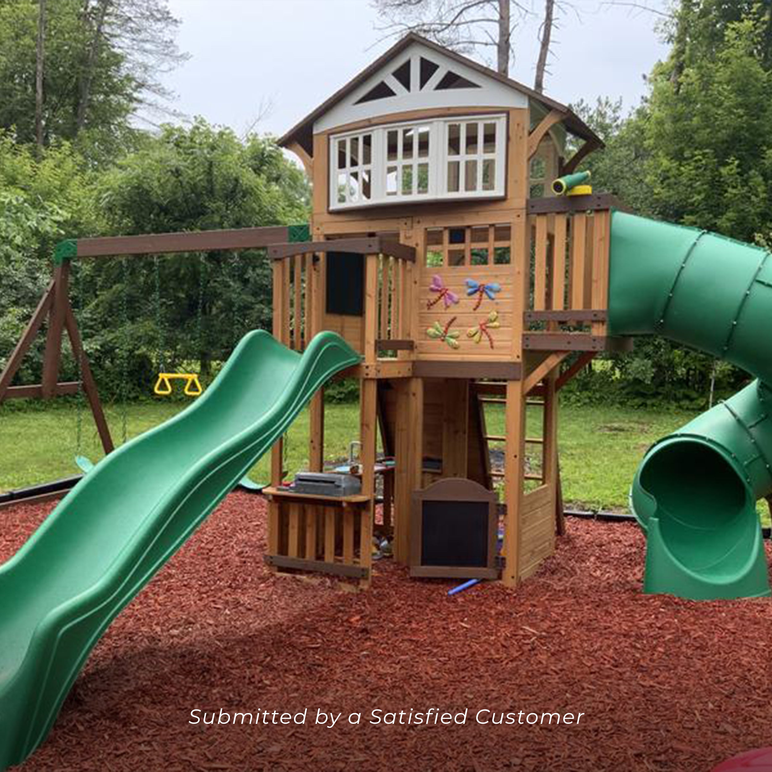 Bristol Point Swing Set - Customer photo