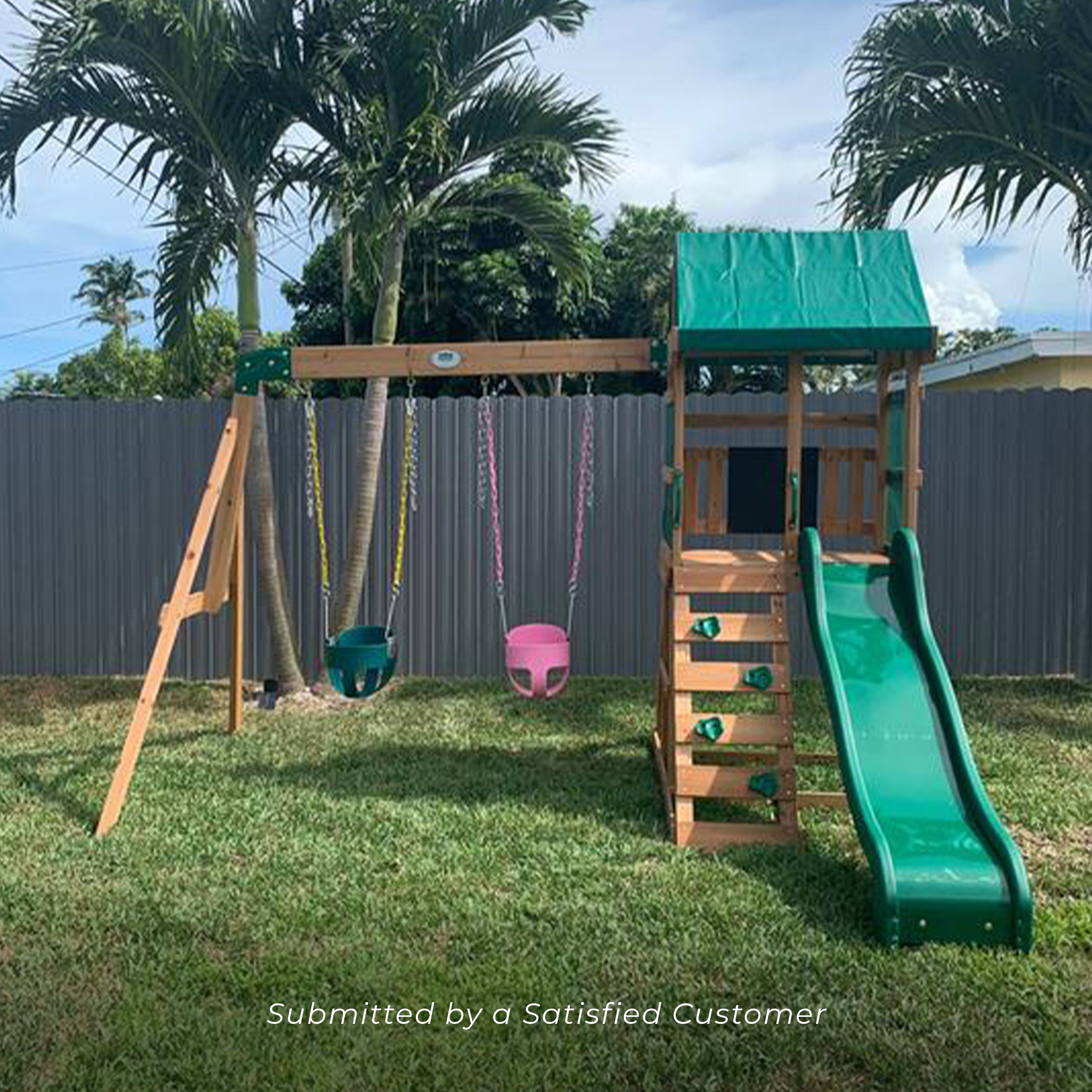 Buckley Hill Swing Set - Customer photo