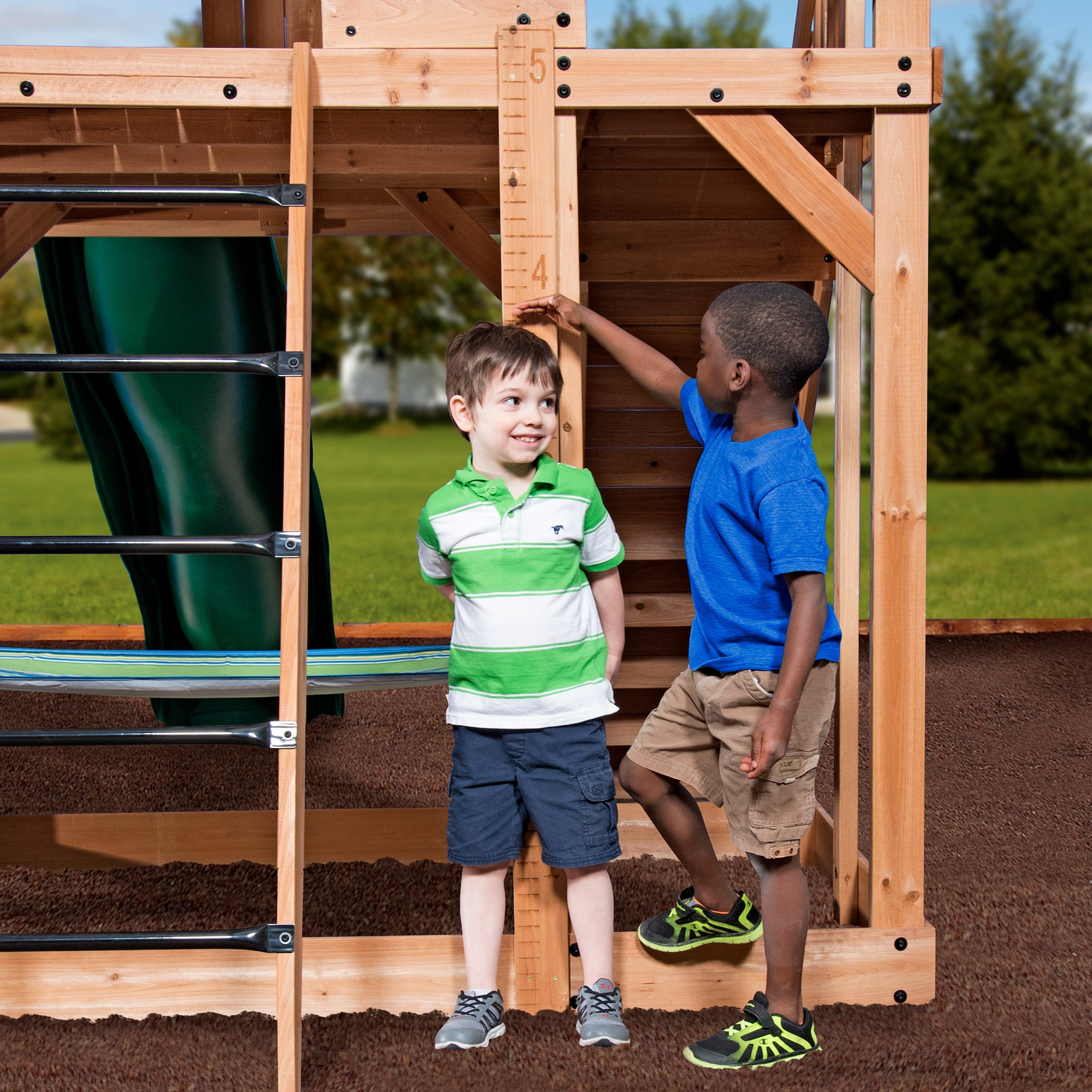 Caribbean wooden swing set online