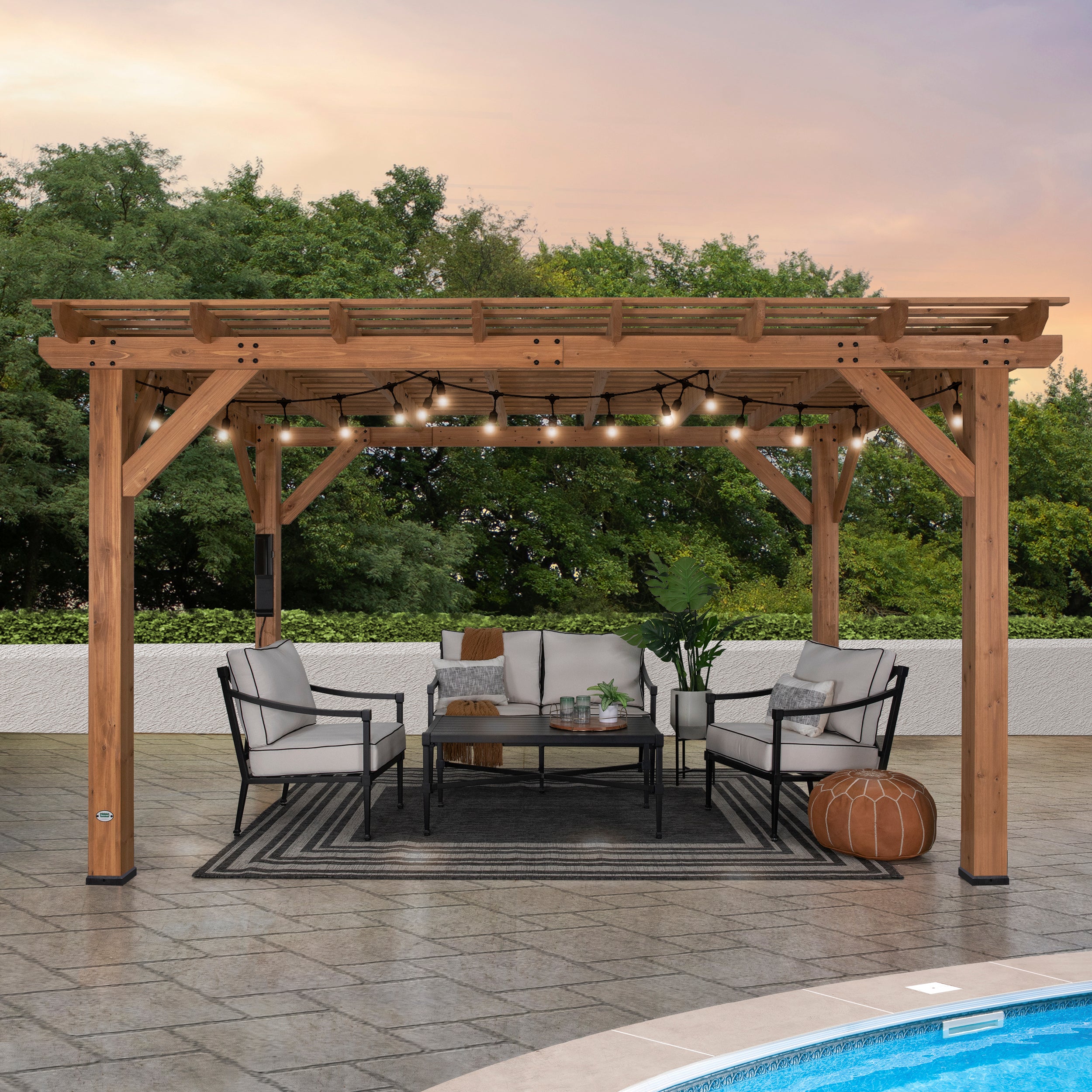 Delray 14x10 Pergola Hero