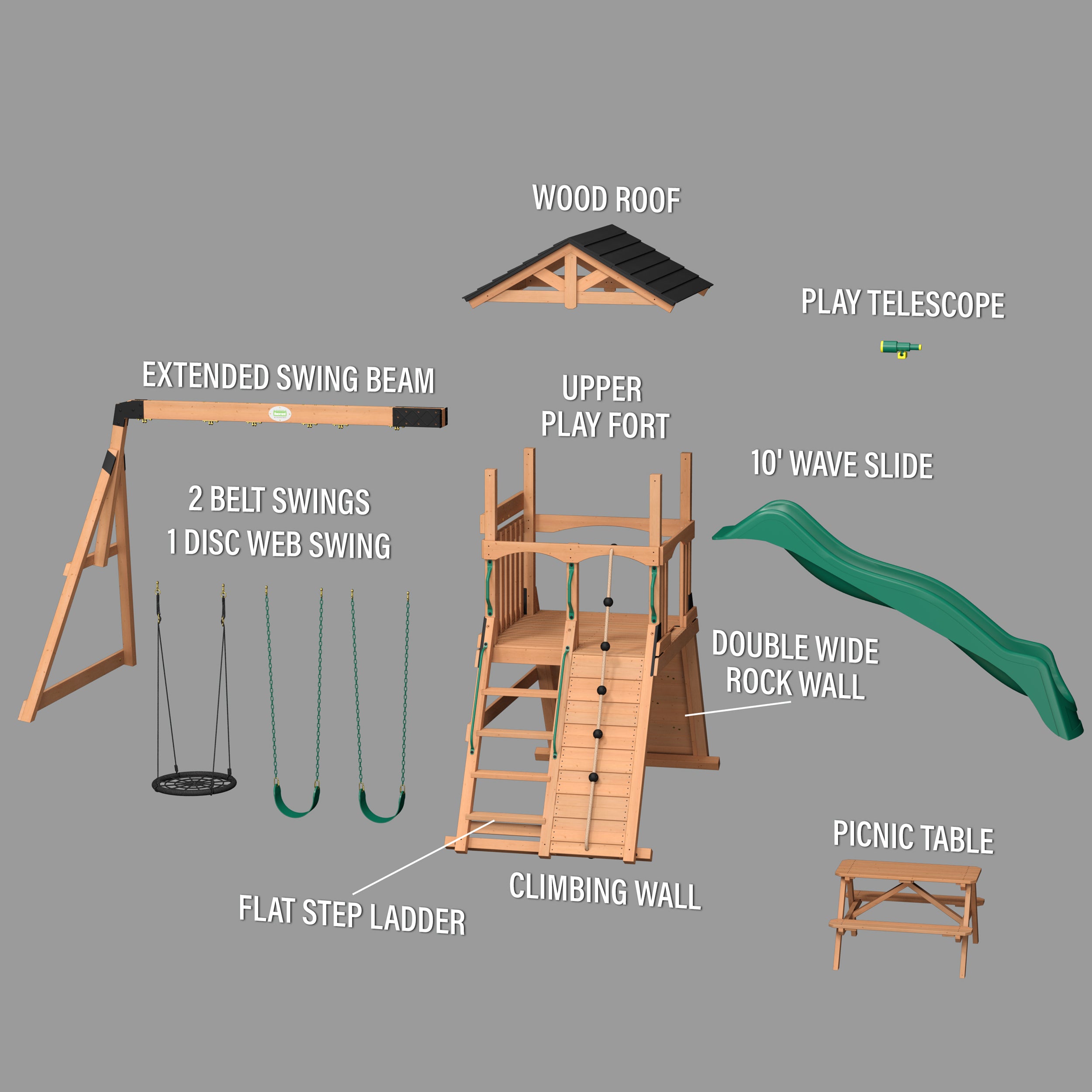 Endeavor II Swing Set – Backyard Discovery