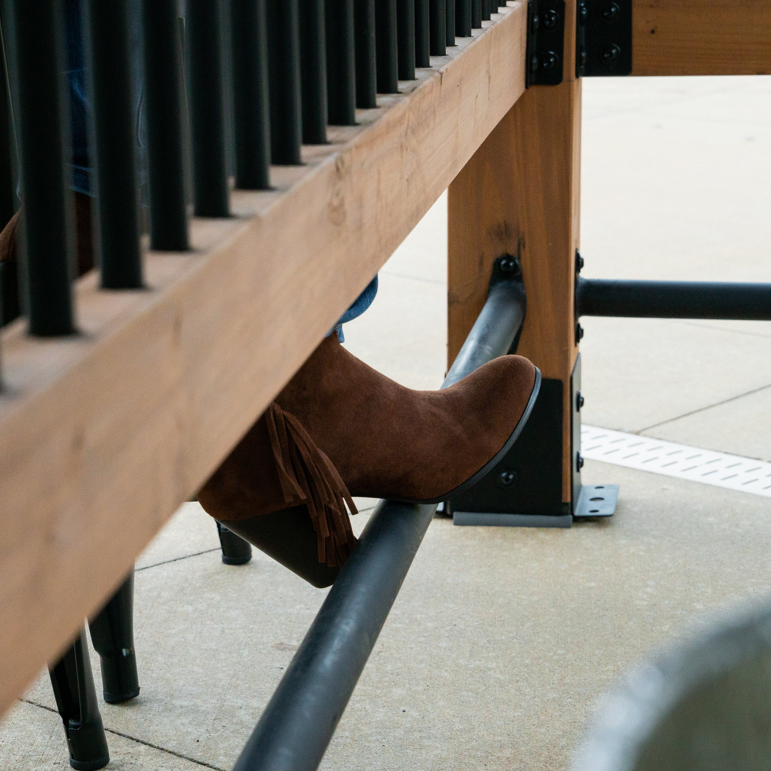 Granada Grill Gazebo with Outdoor Bar - Foot Rest