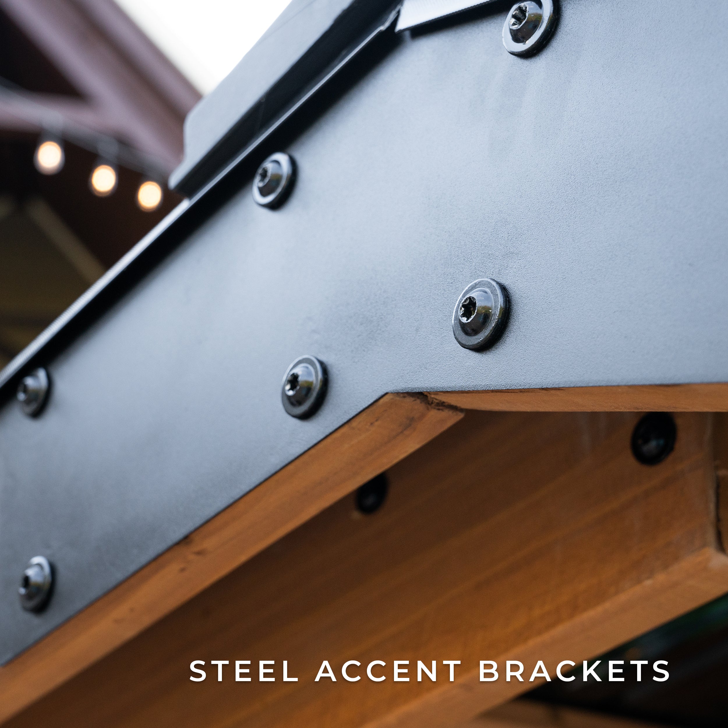 Granada Grill Gazebo - Steel Accent Brackets