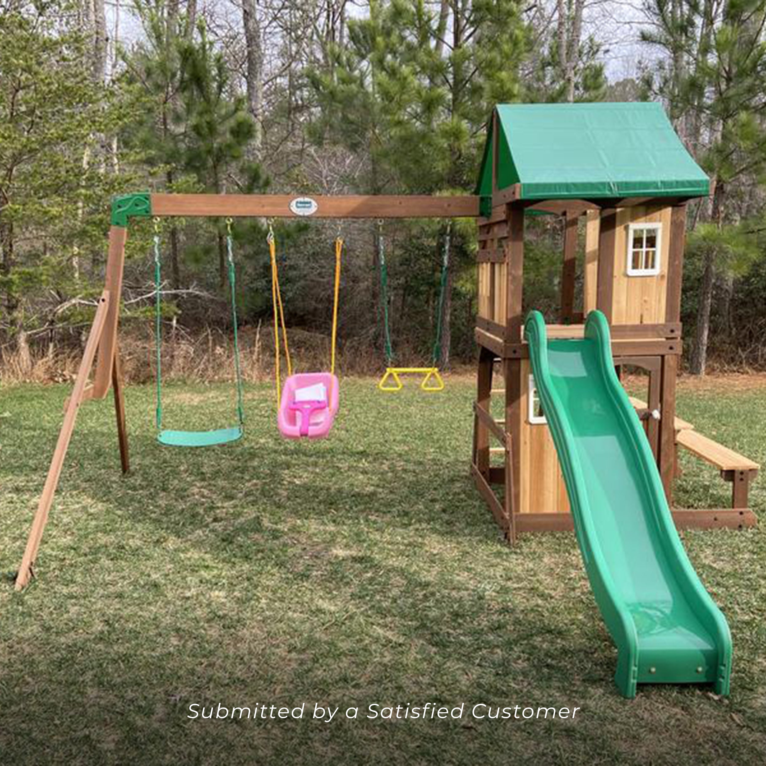 Backyard discovery dakota hot sale ridge swing set