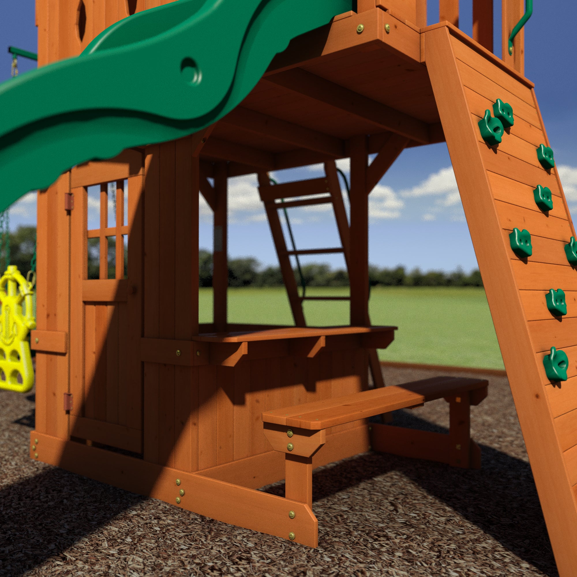 Monterey Wooden Swing Set