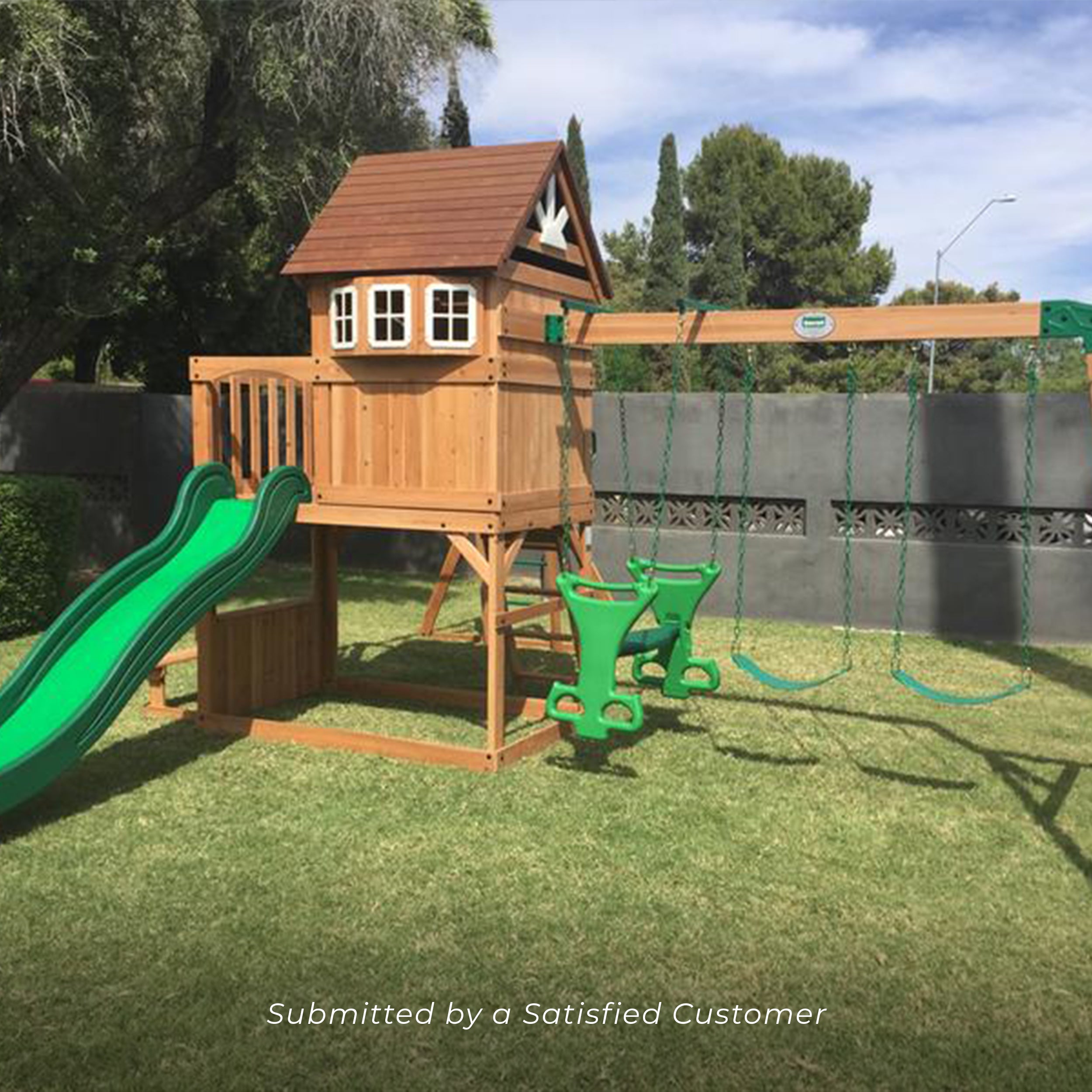 Montpelier Swing Set - Customer photo