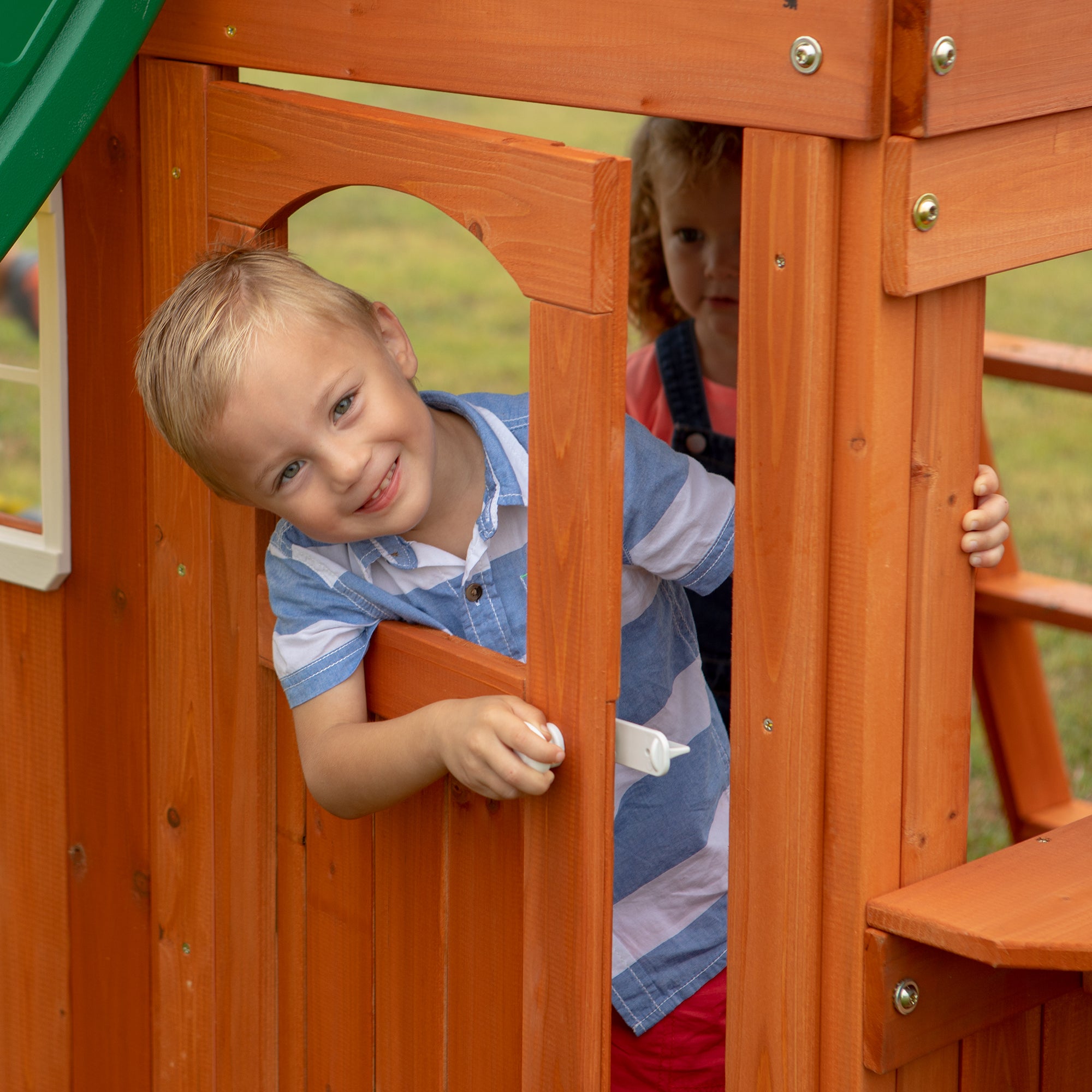 Backyard Discovery Playsets - Oakmont Wooden Swing Set