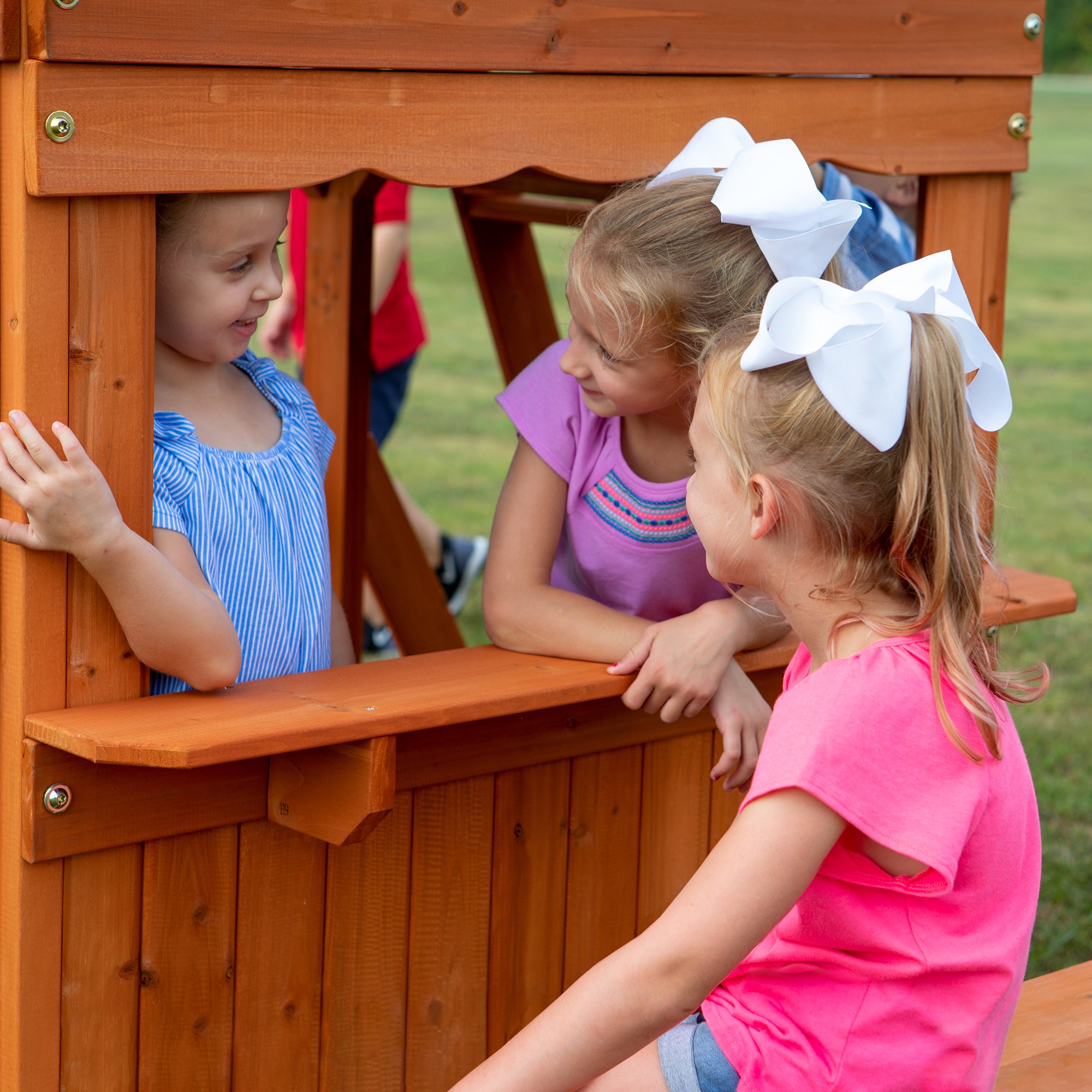 Backyard Discovery Playsets - Oakmont Wooden Swing Set