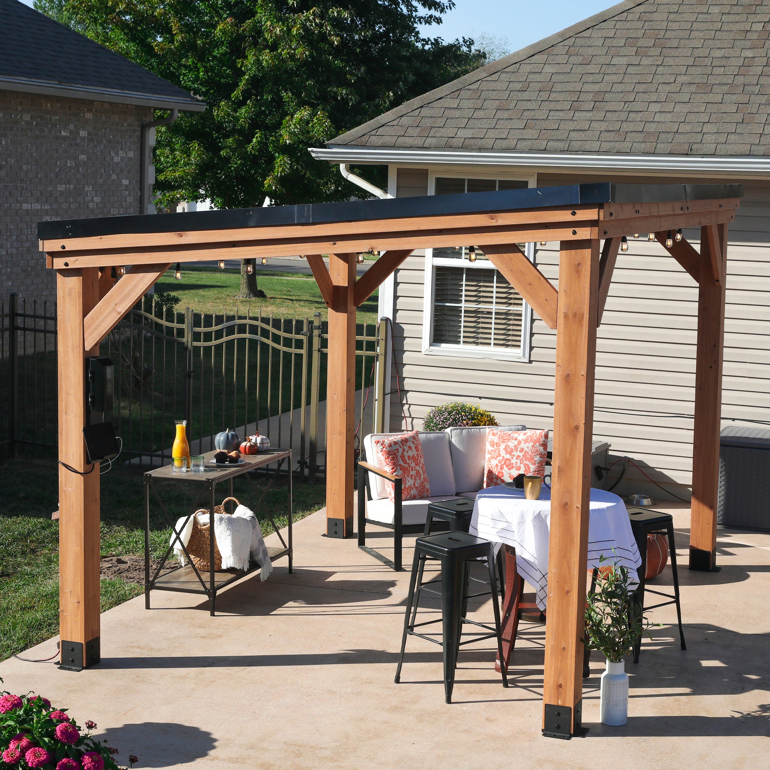 12x9.5 Arcadia Slope Roof Gazebo