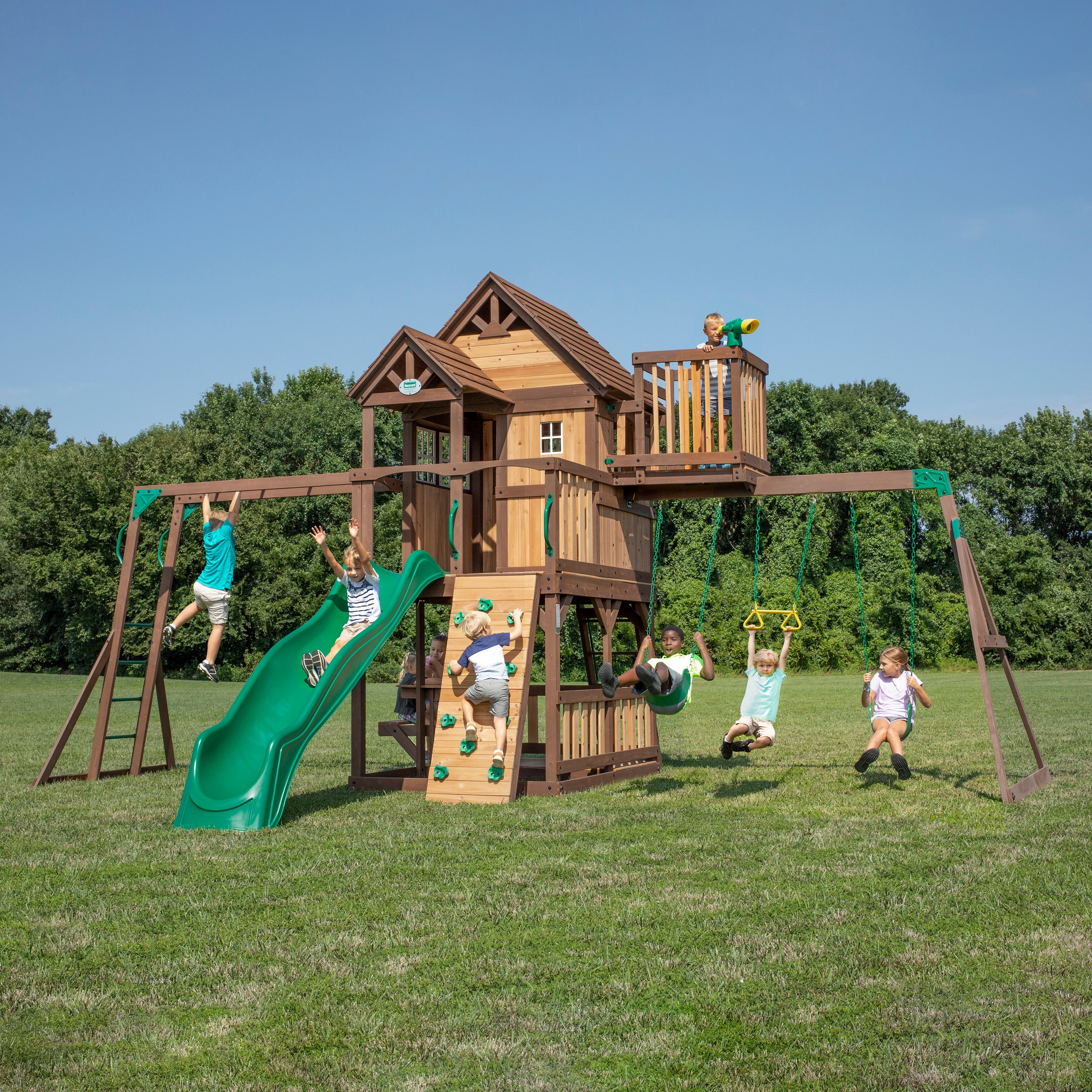 Skyfort II with Wave Slide Green Main