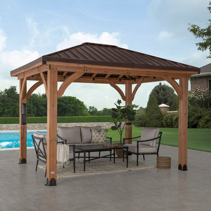 12x9.5 Stonebridge Gazebo – Backyard Discovery