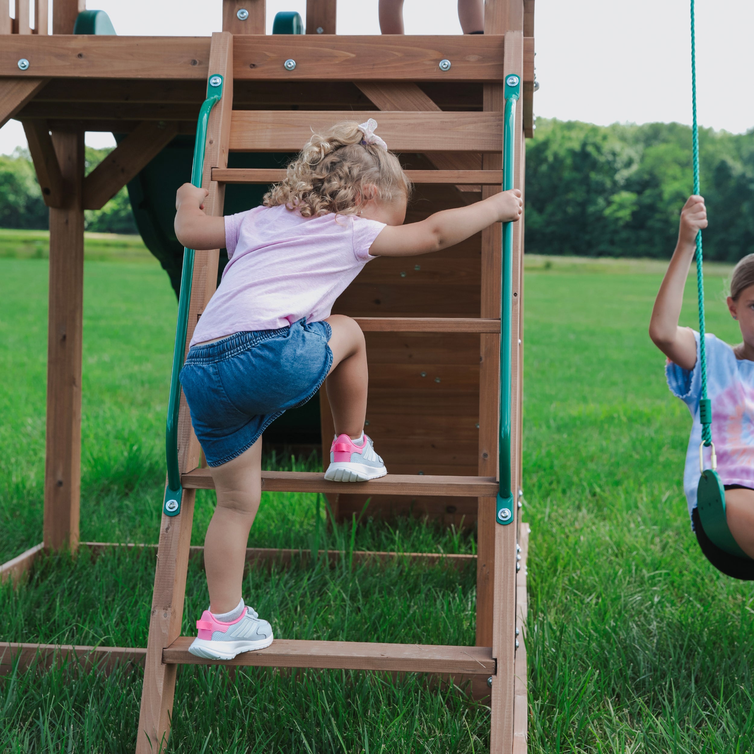 Dakota ridge wooden swing clearance set