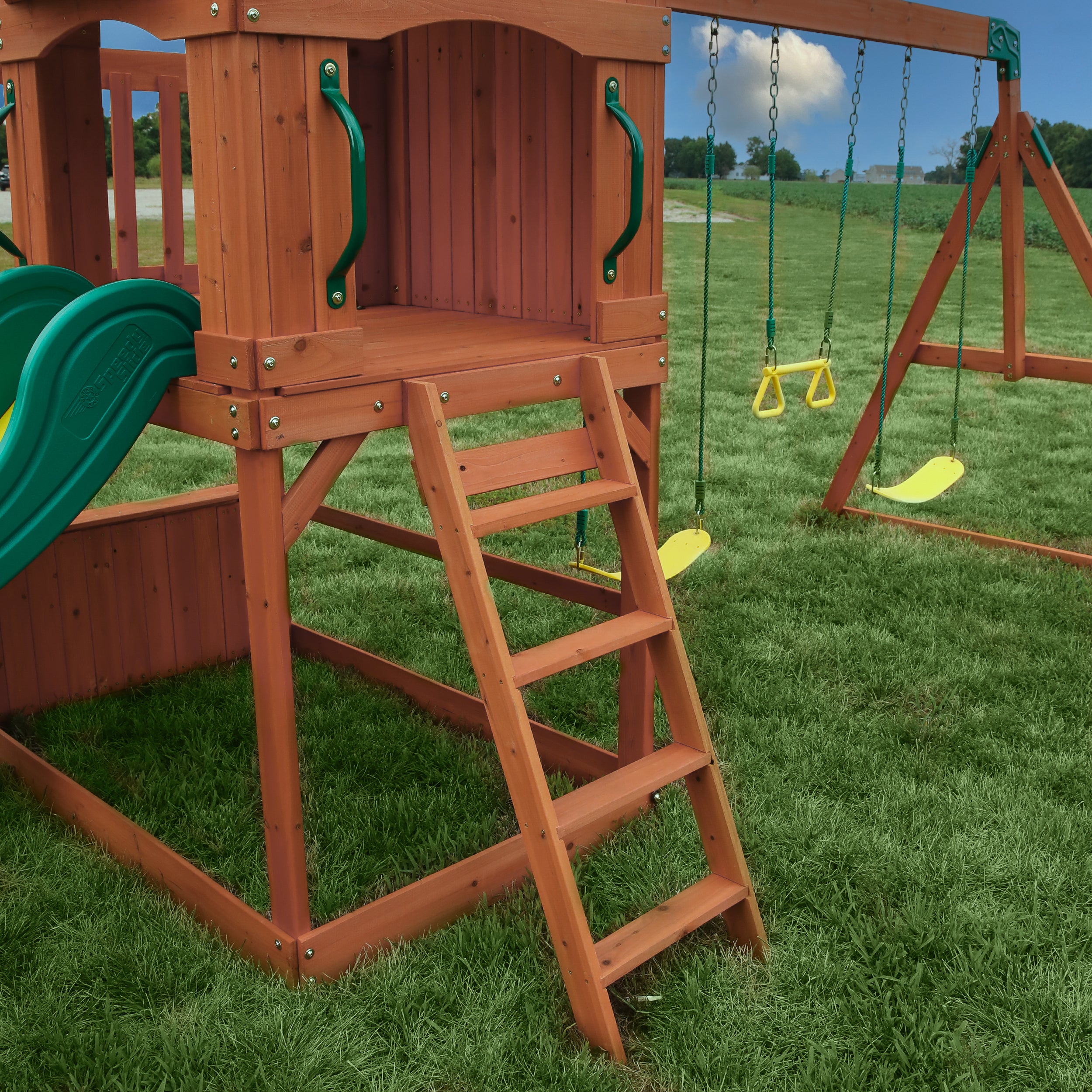 Atlantis Swing Set Fort Ladder