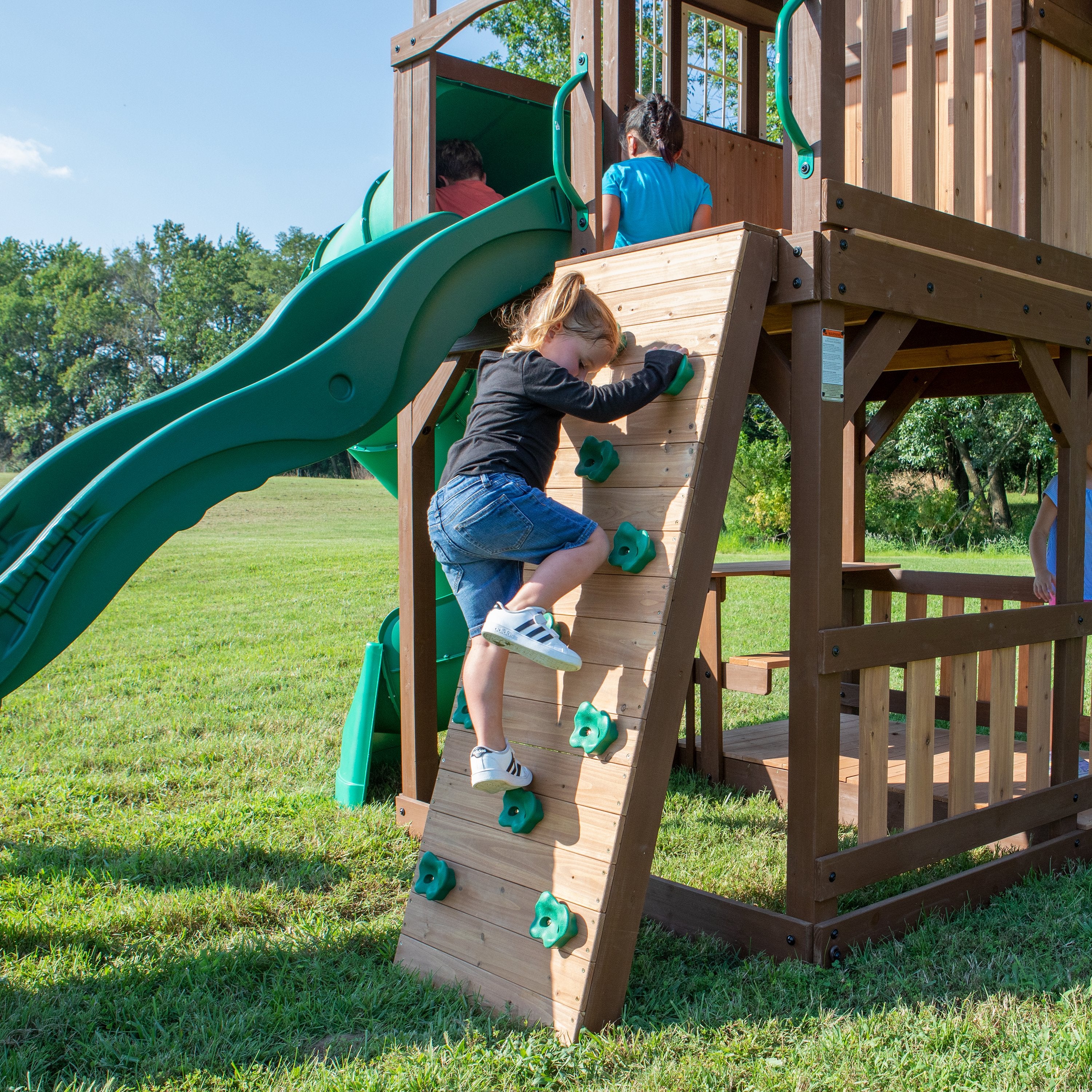 rock climbing wall