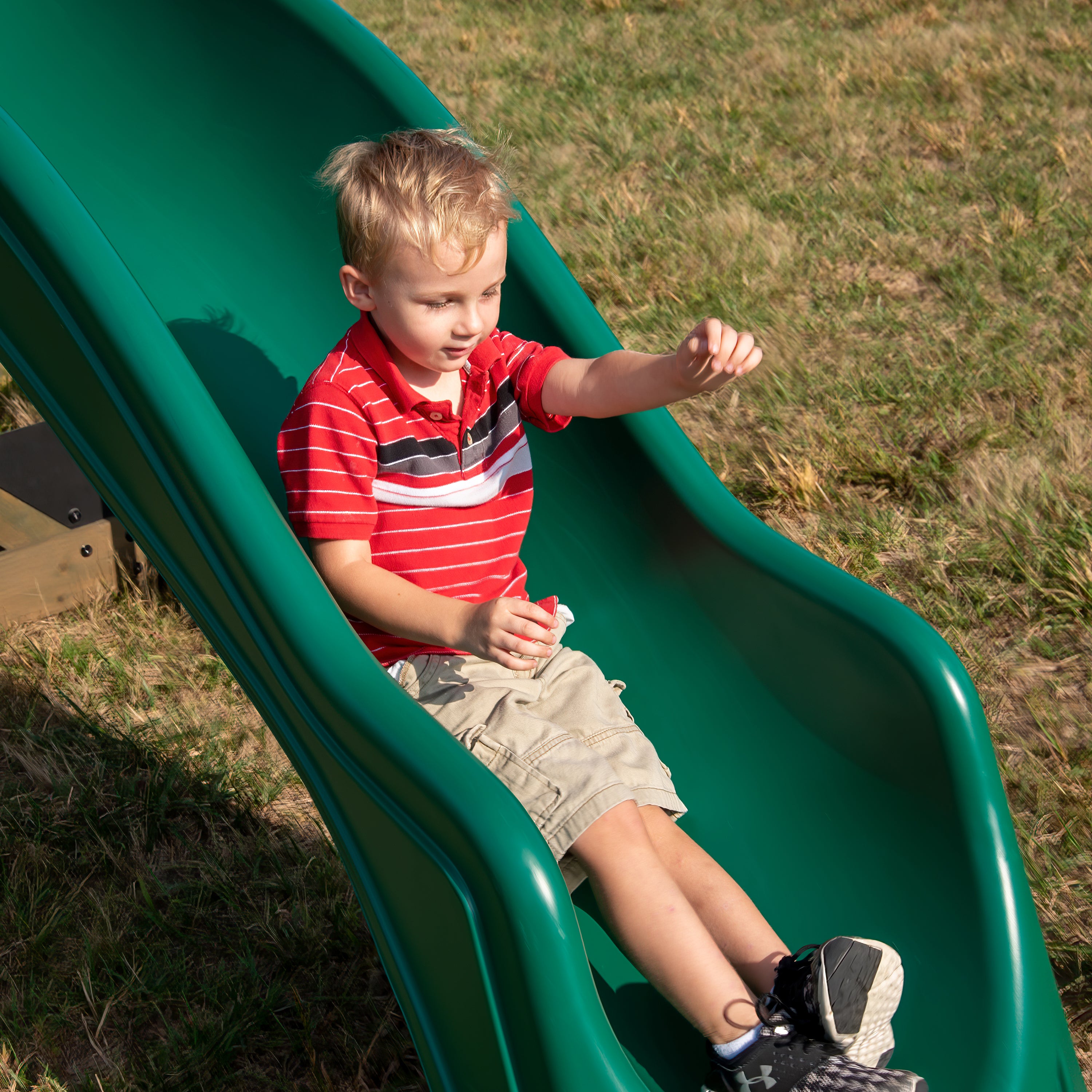 Tacoma Falls Swing Set  Wave Slide