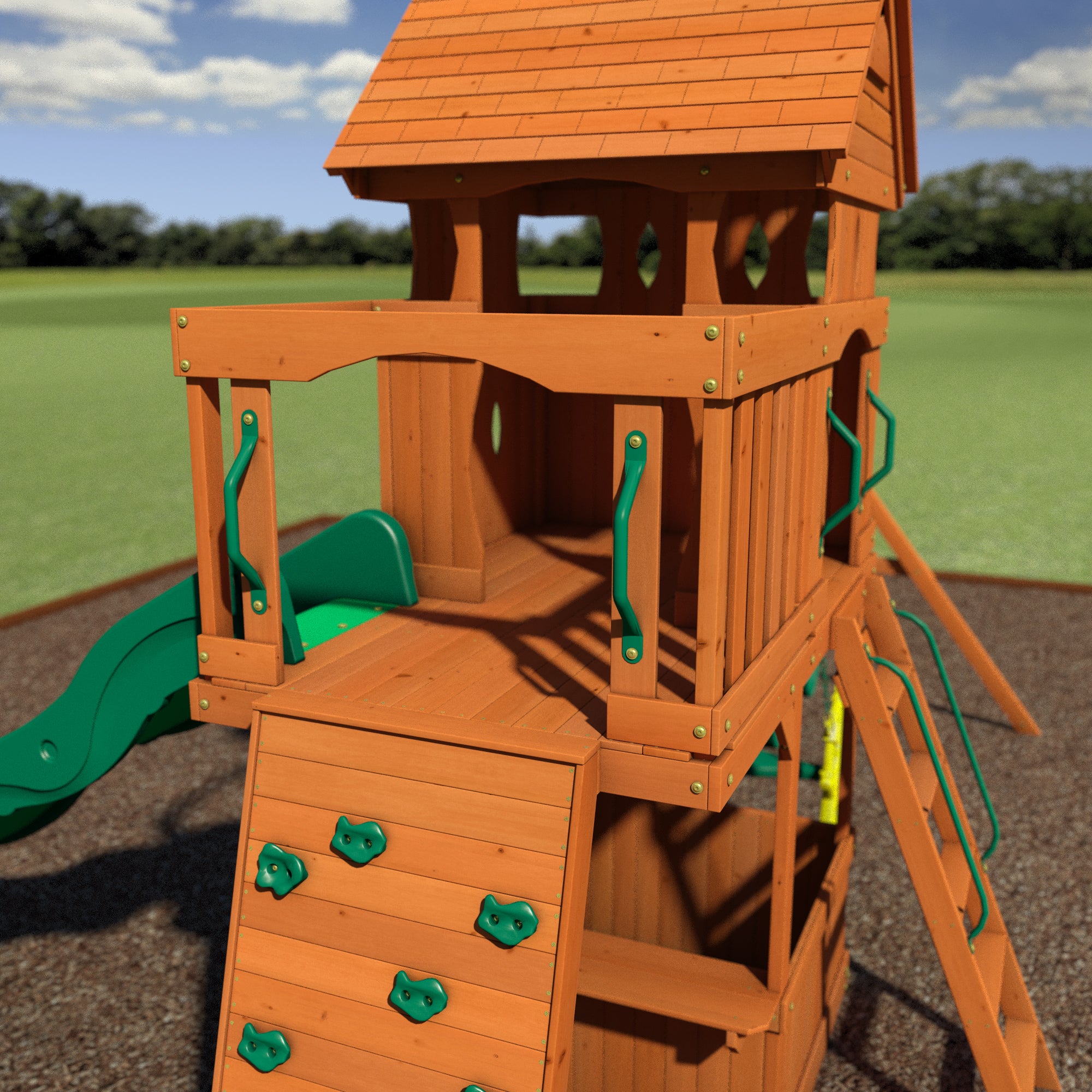 Backyard Discovery Playsets - Monterey Wooden Swing Set