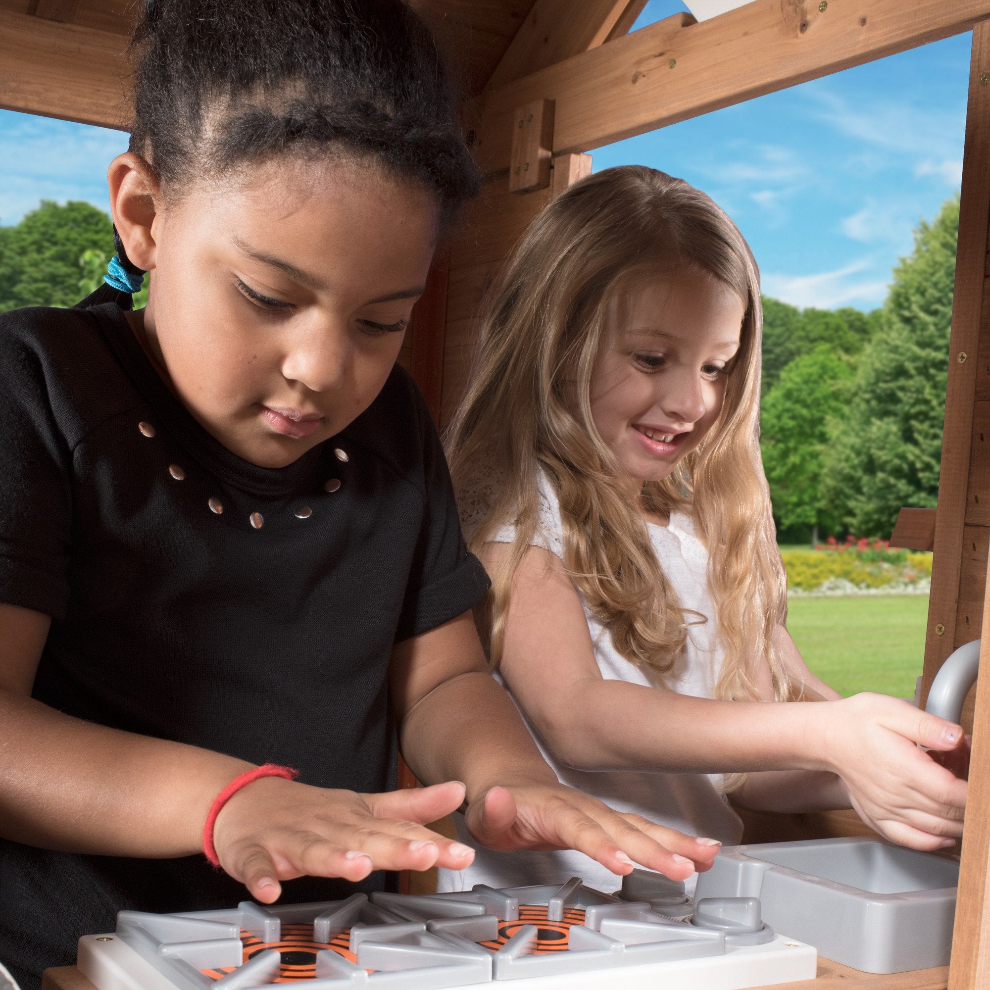 Wooden Playhouses - Scenic Heights Wooden Playhouse